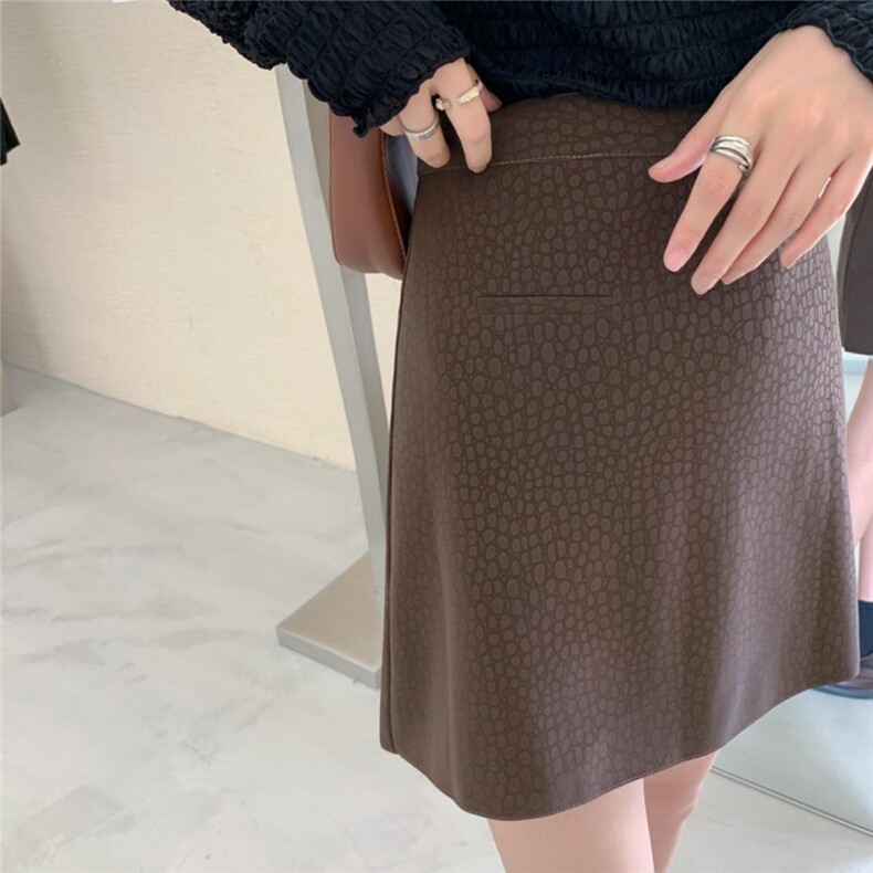 【现货】豹纹皮短裙，其它，NIY