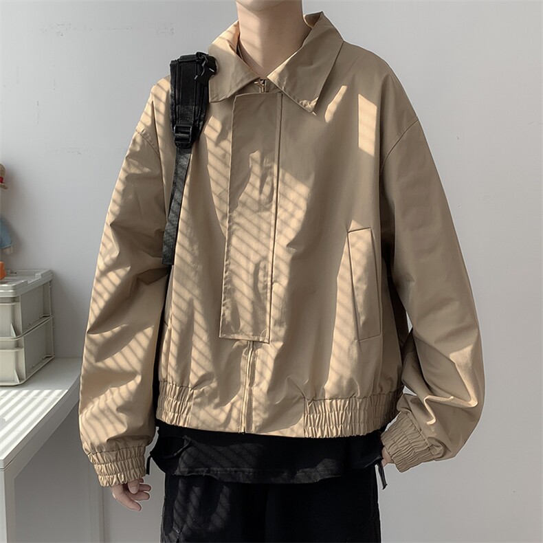 大量现货秋款男夹克短款工装韩版休闲拉链百搭外套JK27P55,男装夹克,星座1013-1