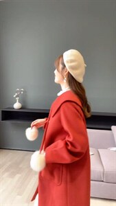 毛球大衣加图片