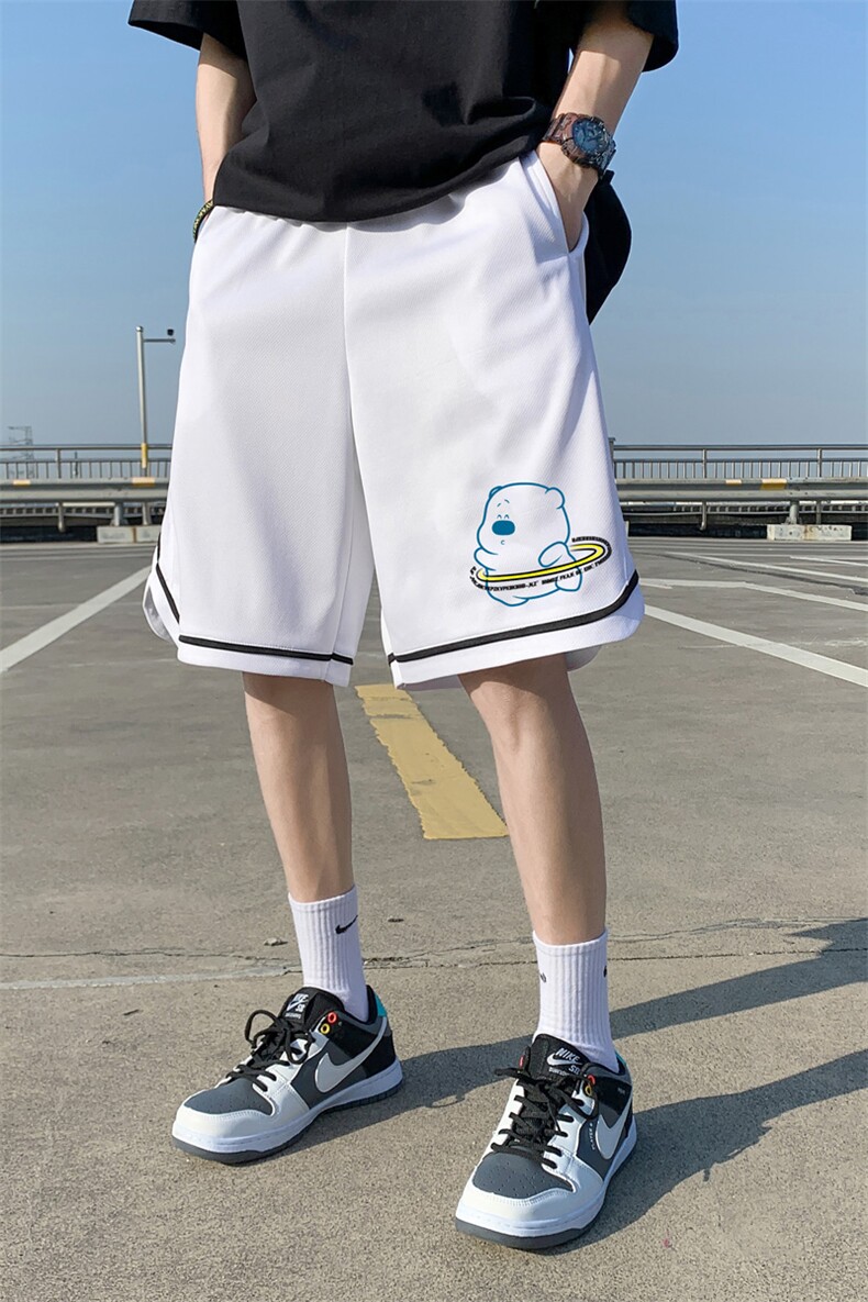 ！2023夏季新款男士冰丝短裤宽松运动中裤DK306P30,男装休闲裤,电商B220