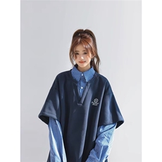 学院风假两件衬衫男女春季潮牌宽松情侣长袖卫衣外套WW519P53，男装衬衫，星座1013-5