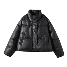 2025年冬季短款，女装羽绒服，浪花E族（衣布洛）