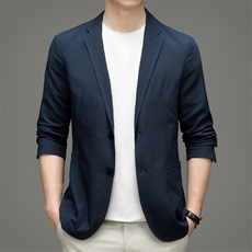 2023新款男士休闲西装外套男装商务潮流便服宽松单西中青年P215，男装西服，钱塘6003（原4033）