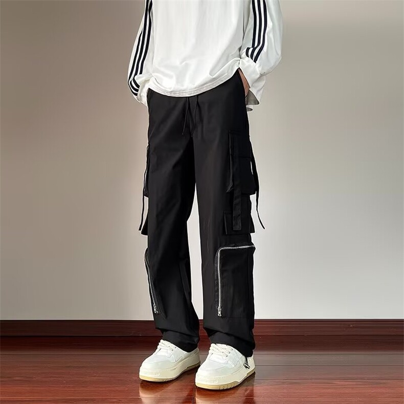 休闲裤新款情侣款户外徒步工装裤男轻运动宽松冲锋长裤子KZ95,男装休闲裤,星座1116A-1（原606A）