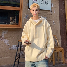 cleanfit排扣连帽针织衫男秋冬季，男装针织衫/毛衣，星座218-8