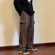 秋季新款vibe机能工装休闲裤地板景XZ604-KG40-P65控78，男装工装外套，星座604