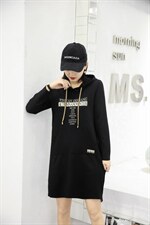 春装连帽休闲连衣裙2112款M一2XL，女装连衣裙，依欢·帝尚