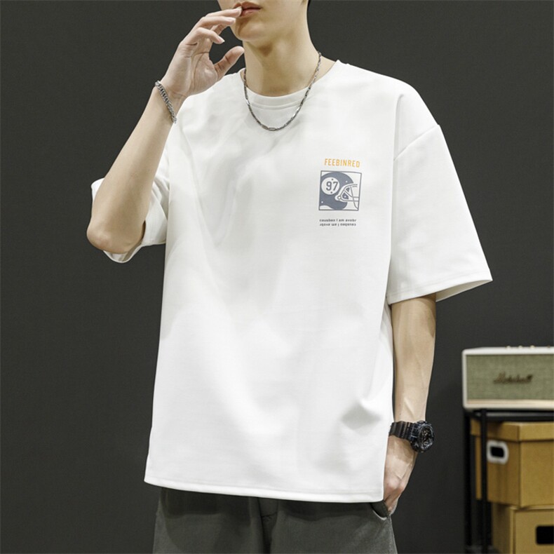 2023男夏季宽松休闲百搭T恤T6887小码P22大码P25,男装T恤,星座914