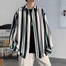 长袖衬衫男港风日系春季韩版潮流帅气衬衣CS023P36，男装衬衫，星座1116-2