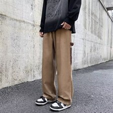 男秋季新款港风休闲裤纯棉A504P35，男装休闲裤，星座1116-2