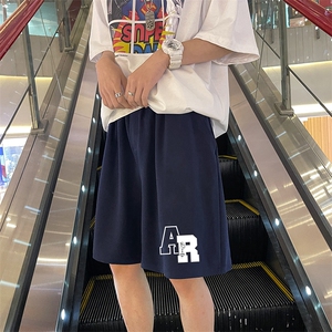 冰丝短裤男士大码宽松休闲五分裤男运动中裤 MK37369-P15图片
