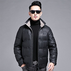 B28851钱塘2020-3冬季精品PU皮男士90白鸭绒羽绒服主推P251，男装羽绒服，钱塘207-3