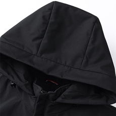 羽绒服男士冬季加厚保暖商务休闲外套中年男装连帽纯色上衣新款，男装羽绒服，电商B212（原钱塘6029）