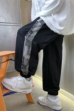 2025秋季直筒运动裤腰果花卫裤宽松休闲裤男女 A125-DK912-P45图片