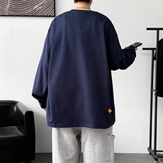 重磅卫衣男春秋季新款美式复古设计感休闲潮牌加绒长袖上衣6132，男装卫衣，星座506