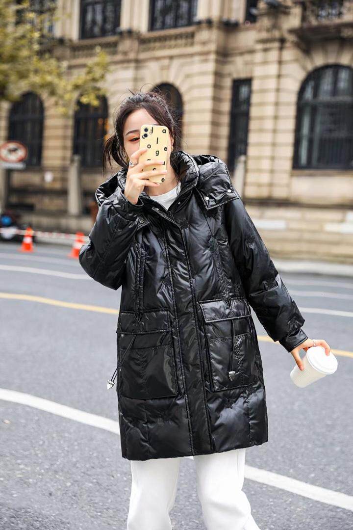 中长款刺绣羽绒服，女装羽绒服，知名度