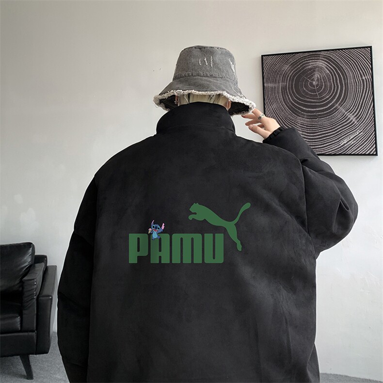 麂皮绒棉衣男大码立领棉袄子男羽绒棉服JM87227-P110图片
