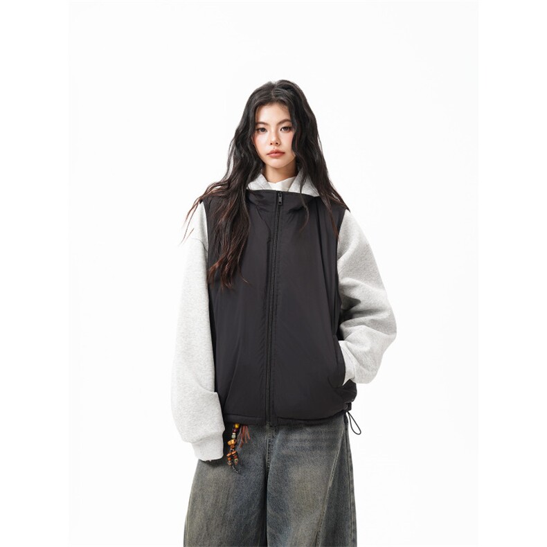 90%绒新标有报告短款宽松羽绒服马甲上衣Y996/P190现货,男装羽绒服,星座202-3