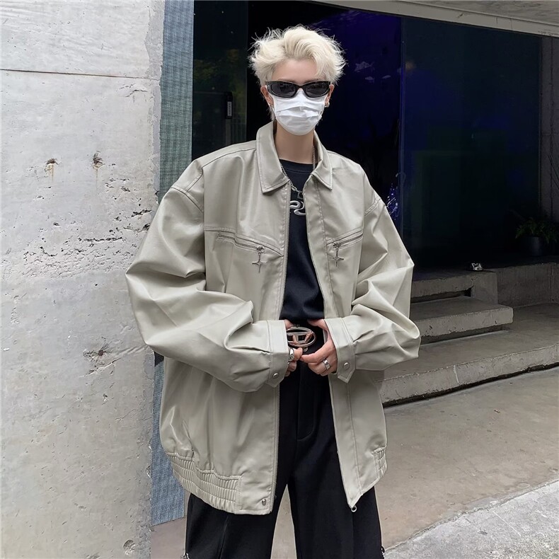 美式外套潮牌男夹克春秋新款JK8531 P70图片
