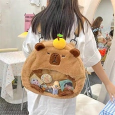 多米毛绒玩具厂 透明大肚子水豚