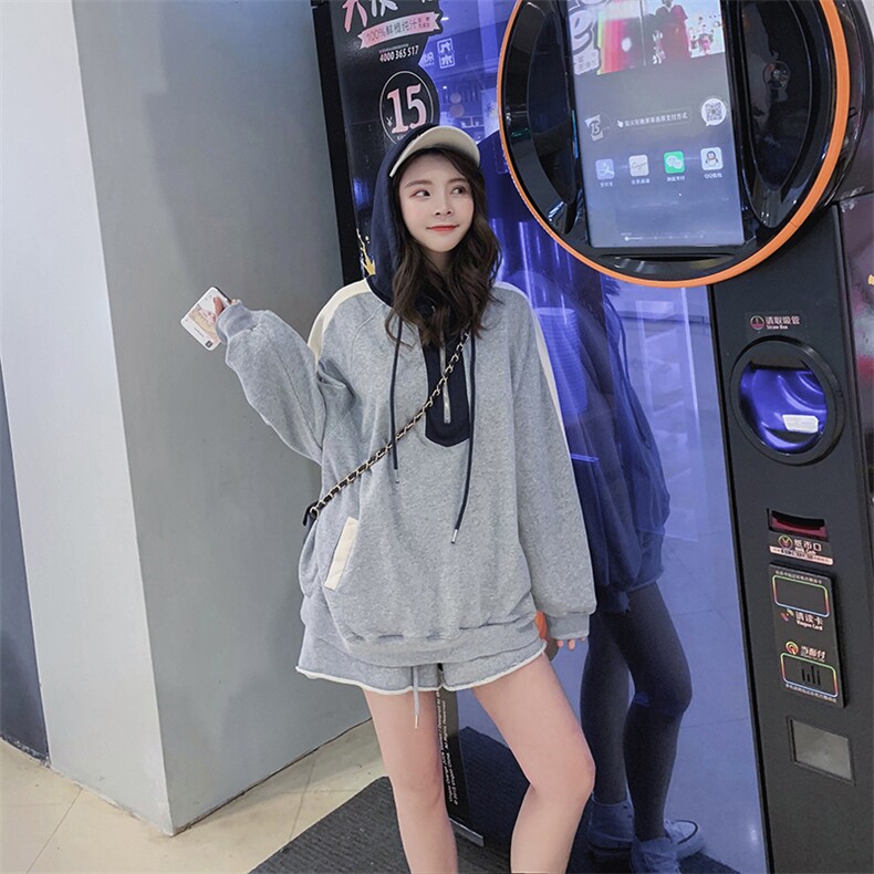 春款时尚休闲套装2021年潮流舒适简约个性,女装套装/套裙,艾艾淮淮