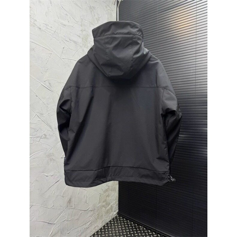 W9178-P68网图现货春季新款工装拉链大口袋夹克户外连帽冲锋衣,男装夹克,星座1608-2