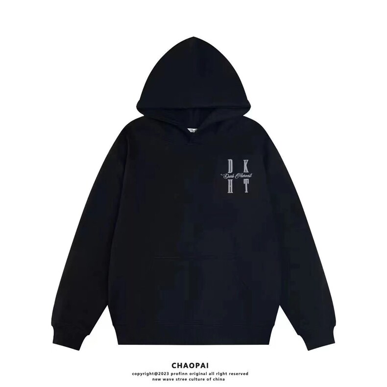 5411-P57原版做工潮流宽松休闲连帽卫衣加绒,女装卫衣/绒衫,星座617A-2