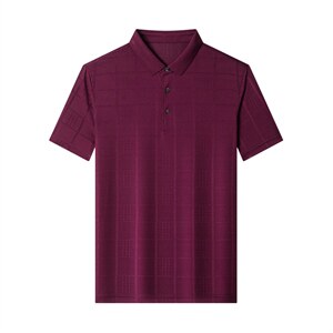 夏季新款男士翻领短袖t恤中年有领男装上衣服休闲POLO衫图片