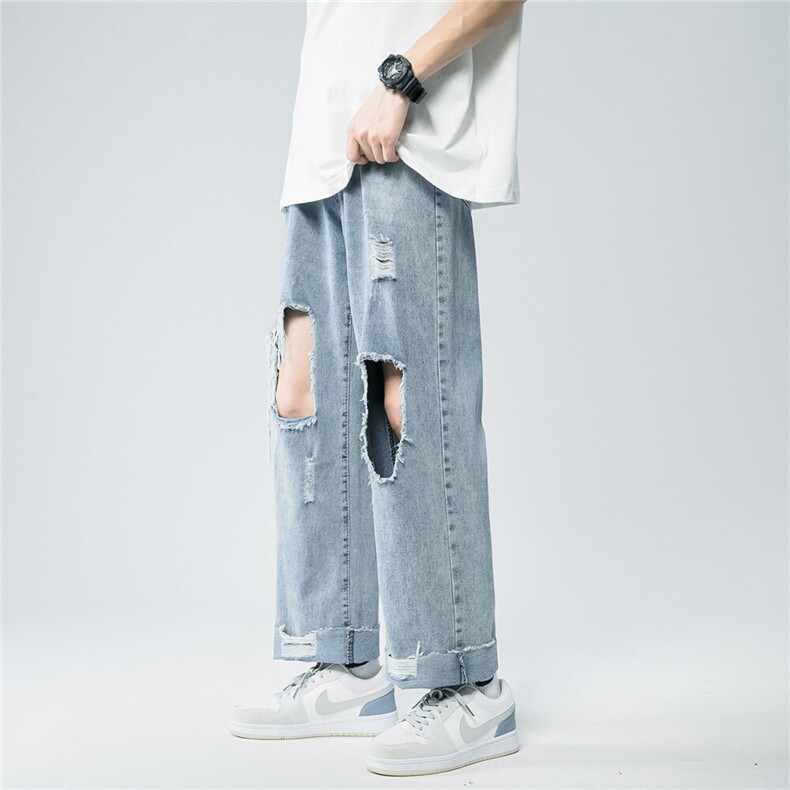 k729-p48-控68M-5XL美式高阶黄泥拉链宽松大码牛仔裤cityboy,男装牛仔裤,星座116