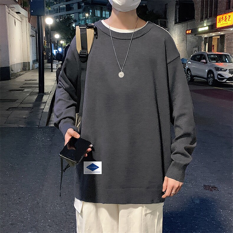 M67061-P45加绒款-P65圆领毛衣男大码针织衫男毛线衣线衫,男装针织衫/毛衣,电商A040