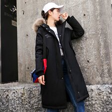 2020电商B247冬季韩版时尚流行加厚抗寒羽绒服中长款女MY08-P360，男装羽绒服，电商B247