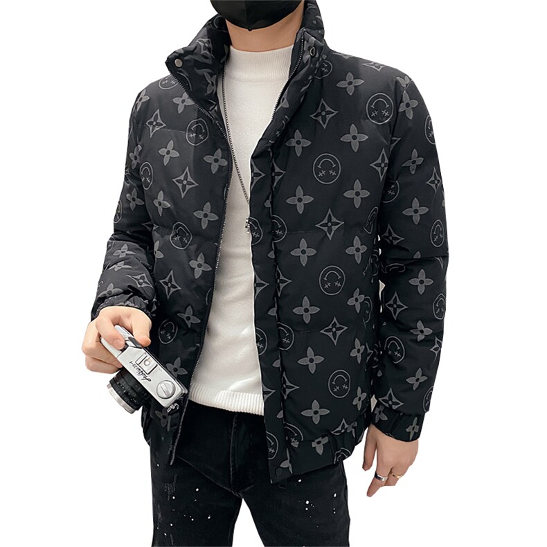 312A-5-601-P125冬季夜光社会小伙立领棉衣韩版潮流棉服A,男装棉衣,星座312A-5