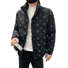 312A-5-601-P125冬季夜光社会小伙立领棉衣韩版潮流棉服A，男装棉衣，星座312A-5