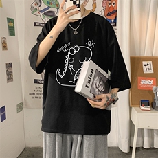 Q11172-P30春夏季七分袖t恤男大码五分袖男短袖中袖，男装T恤，电商A040