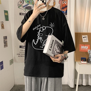 Q11172-P30 春夏季七分袖t恤男大码五分袖男短袖中袖图片