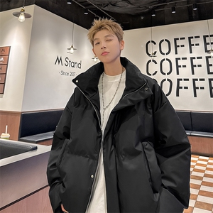 冬季pu皮短款 棉服男 棉衣 男外套 MY258  直播图片