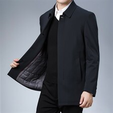 90%白鸭绒翻领羽绒服2023冬新款中年加厚爸爸装ZL1958-P175，男装羽绒服，星座1105-3
