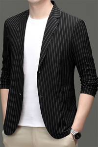 R-XF1009男式春秋新款长袖简约西服休闲商务便服西装单西图片
