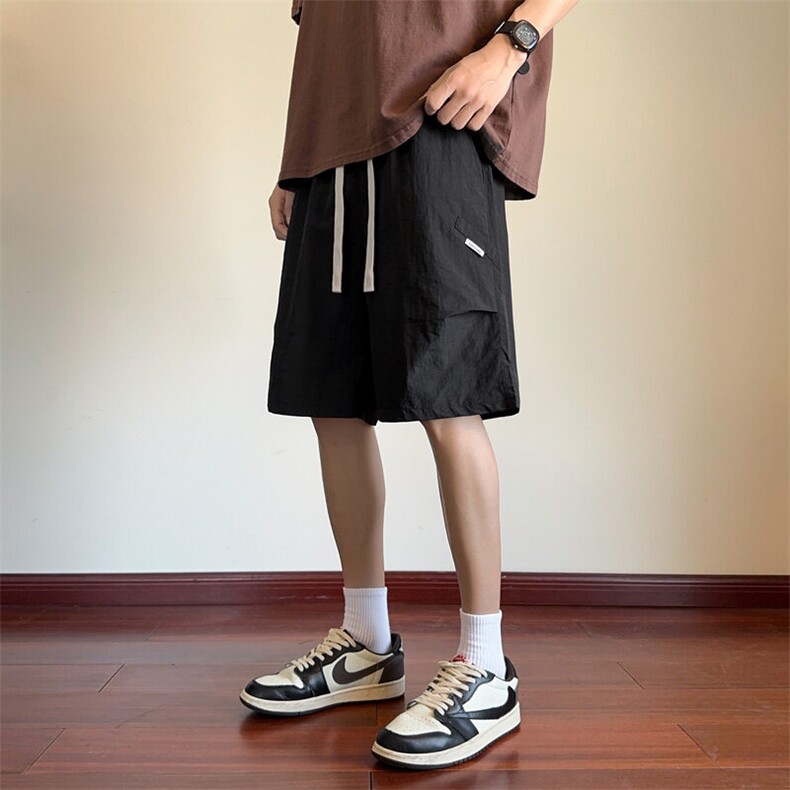 ！2026夏季新款男士宽松百搭短裤打褶休闲五分裤DK297特P25,男装休闲裤,电商B220
