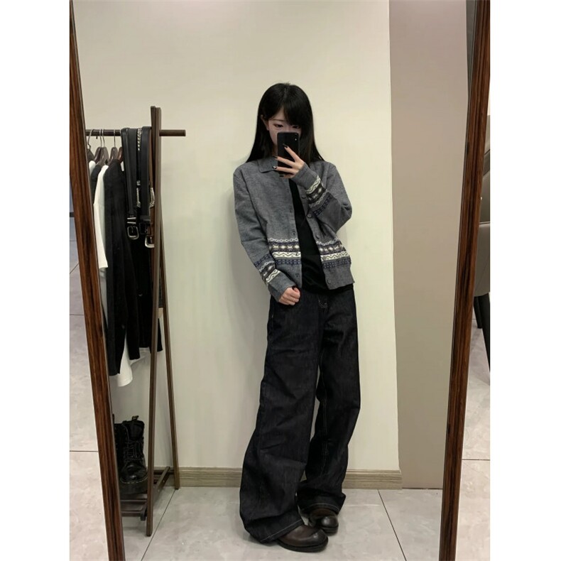 MMY416CC-特P60费尔岛针织开衫毛衣男女早秋提花polo上衣,男装针织衫/毛衣,星座1007（原301D）
