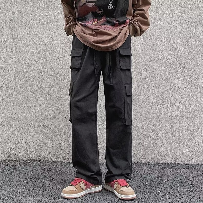 ins工装裤男裤子男士休闲裤子男韩版潮流宽松休闲裤LCK101P55,男装休闲裤,星座1116-2