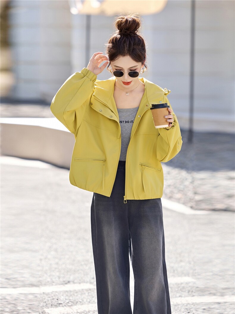 2025年休闲流行简约时尚短外套秋季，女装短外套，涵亦佰惠