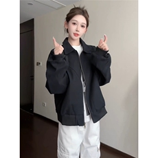 美式高街百搭外套座山雕秋季宽松外搭男女同款夹克潮W6680-P60，男装夹克，星座412-3