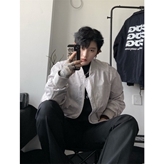 档口图短款夹克潮牌棒球服外套男女同款DY195-P80量大优，男装夹克，星座1213