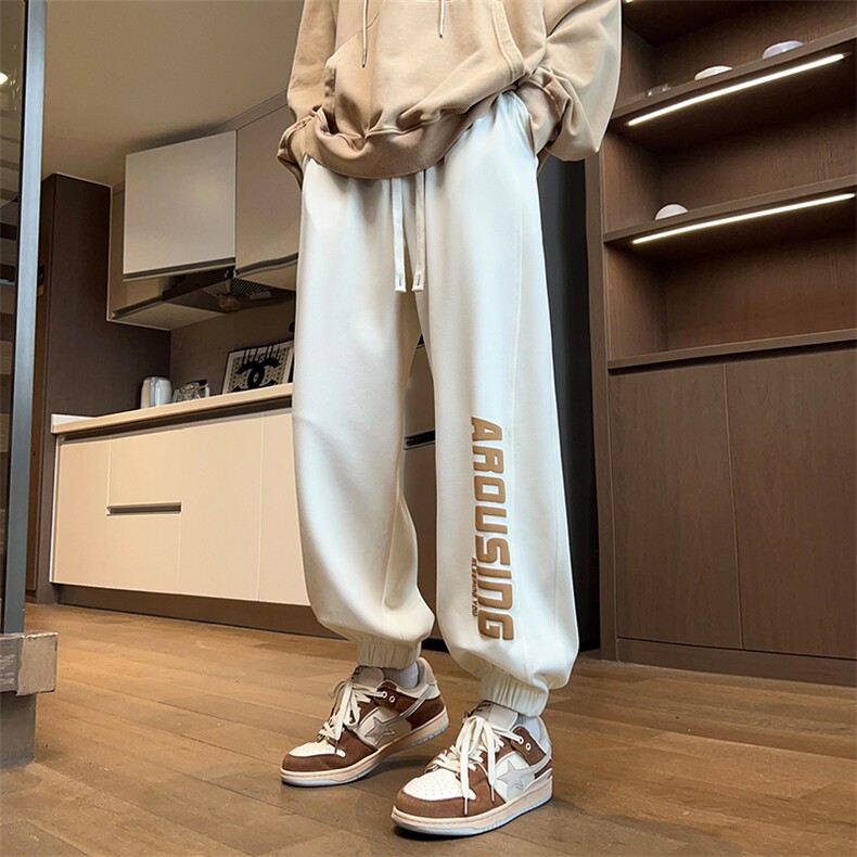 供抖音高品质可拍视频大休闲裤男裤子416B-1-KL738-P50限68，男装休闲裤，星座416B-1