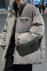 港风秋冬新款保暖立领宽松棉服外套男MY62039特批65控99，男装棉衣，电商A268A
