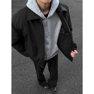 高品质冬装飞行服夹克加厚棉服外套男装冬季宽松翻领棉衣S374特75图片
