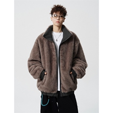 706-LK3872-P108现货冬季美式双面穿座山雕棉服潮牌痞帅外套，男装棉衣，星座706