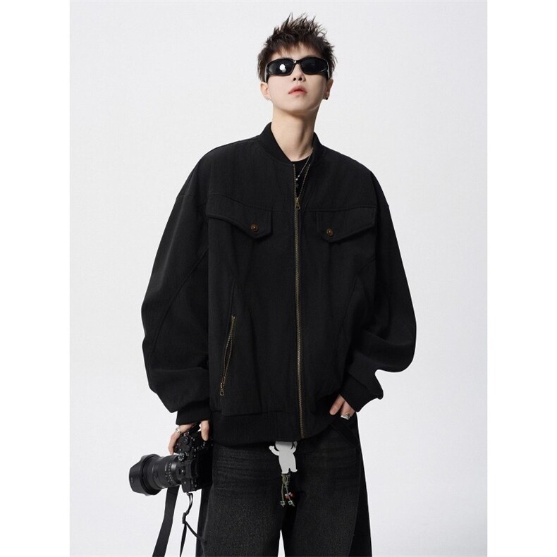 JS0563-P68高质量灯芯绒夹克外套2025秋冬新款潮牌百搭休闲上衣服,男装夹克,电商C233