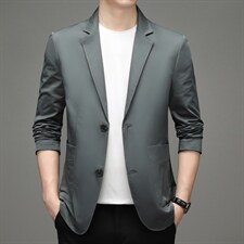 BNA152钱塘2020-2男士秋季商务休闲西装外套百塔时尚上衣P135，男装西服，钱塘207-2